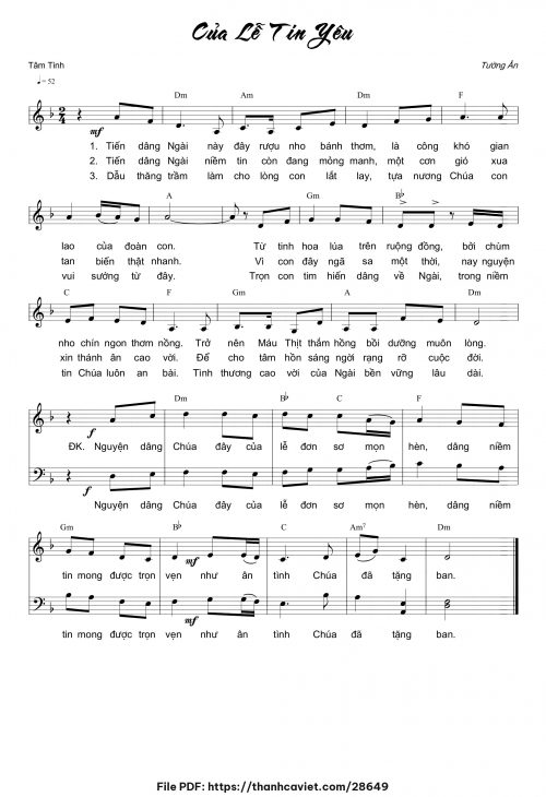 Của lễ tin yêu - Tường Ân - trang 1
