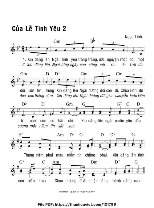 Của lễ tình yêu 2 - Ngọc Linh - trang 1