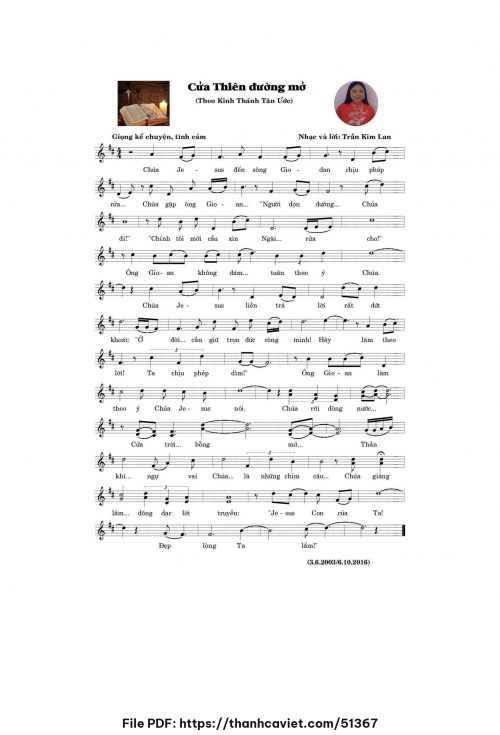 Cửa Thiên đường mở - Trần Kim Lan - trang 1