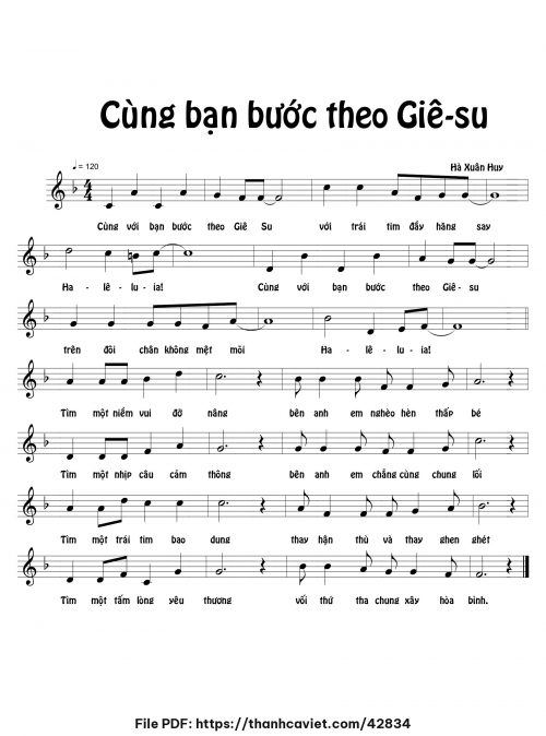 Cùng bạn bước theo Giêsu - Hà Xuân Huy - trang 1