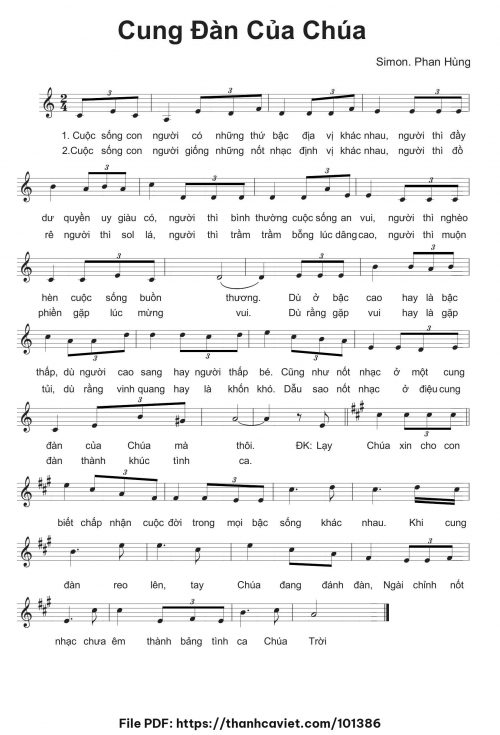 Cung đàn của Chúa - Phan Hùng - trang 1