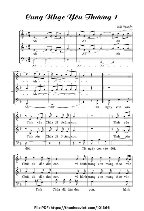Cung nhạc yêu thương 1 - Hải Nguyễn - trang 1