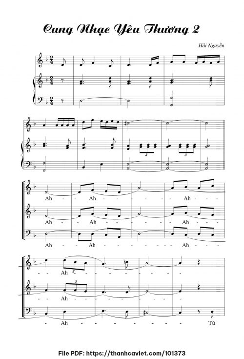 Cung nhạc yêu thương 2 - Hải Nguyễn - trang 1