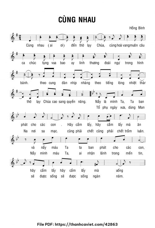 Cùng nhau - Hồng Bính - trang 1