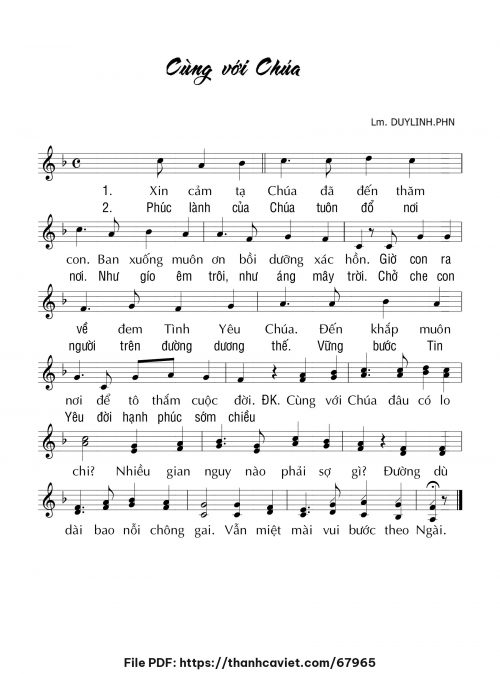 Cùng với Chúa - Lm. DUYLINH.PHN - trang 1