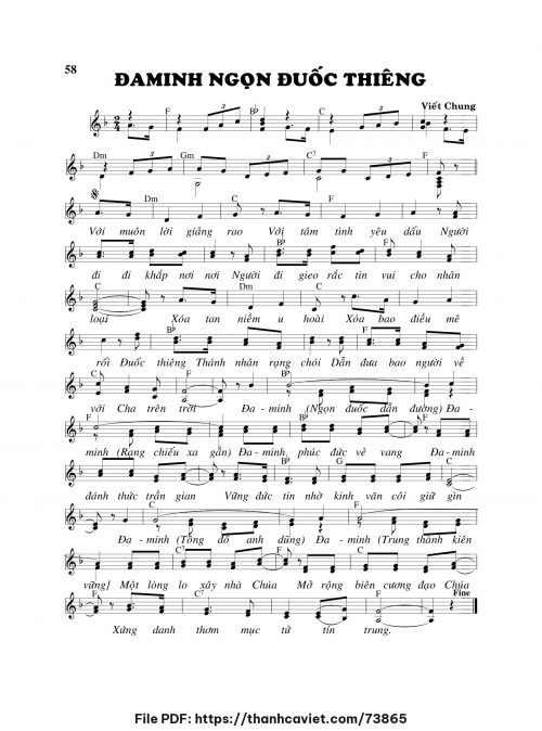 Đaminh ngọn đuốc thiêng - Viết Chung - trang 1
