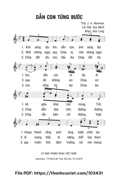 Dẫn con từng bước - Lm. Kim Long - trang 1