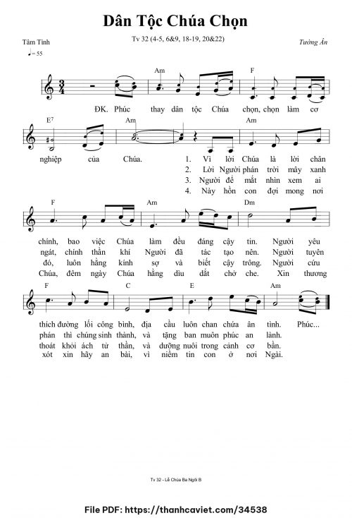 Dân tộc Chúa chọn - Tường Ân - trang 1