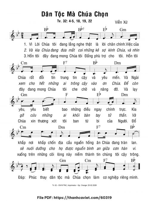 Dân tộc mà Chúa chọn - Viễn Xứ - trang 1