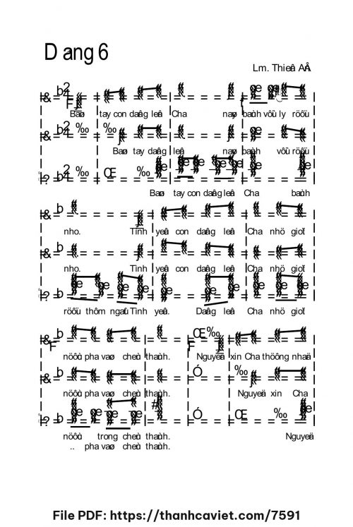 Dâng 6 - Lm. Thiên Ân XL - trang 1