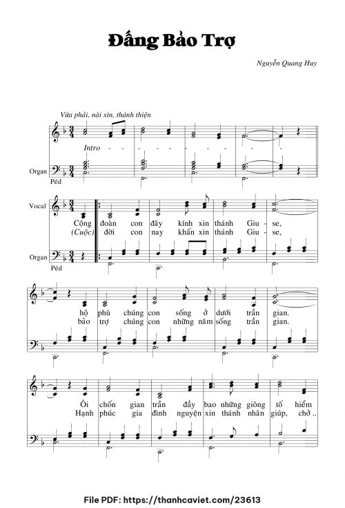 Đấng bảo trợ - Nguyễn Quang Huy - trang 1
