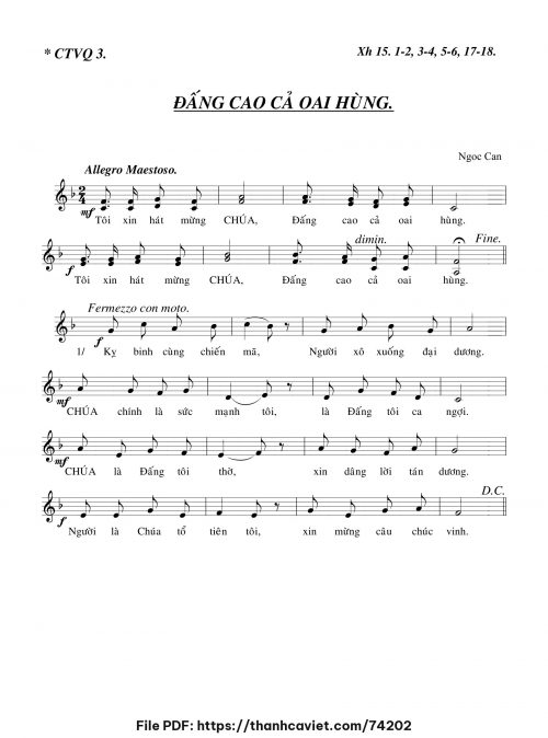 Đấng cao cả anh hùng - Ngọc Cẩn - trang 1
