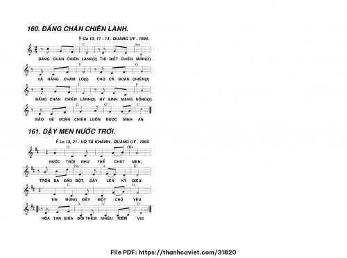 Đấng chăn chiên lành - Lm. Quang Uy - trang 1