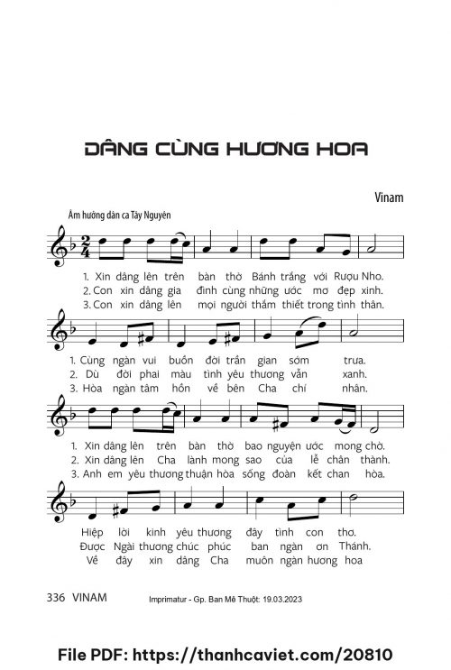 Dâng cùng hương hoa - Vinam - trang 1