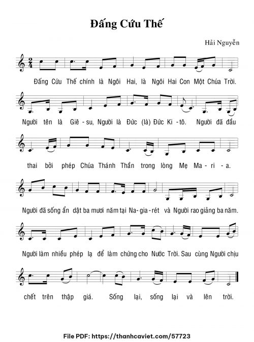 Đấng Cứu Thế - Hải Nguyễn - trang 1