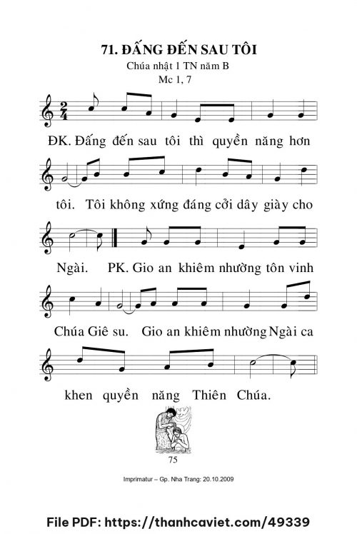 Đấng đến sau tôi [CN1 TNB] – - Lm. Mi Trầm - trang 1