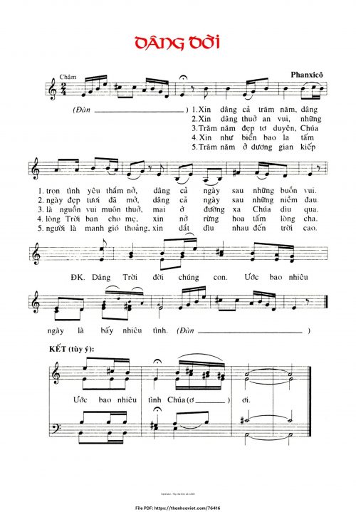 Dâng đời - Phanxicô - trang 1