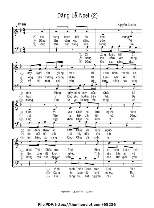 Dâng lễ Noel 2 - Nguyễn Chánh - trang 1
