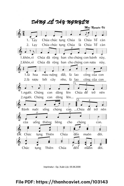 Dâng lễ Tây Nguyên - Mai Nguyên Vũ - trang 1