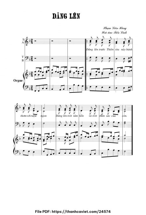 Dâng lên - Tiến Linh - trang 1