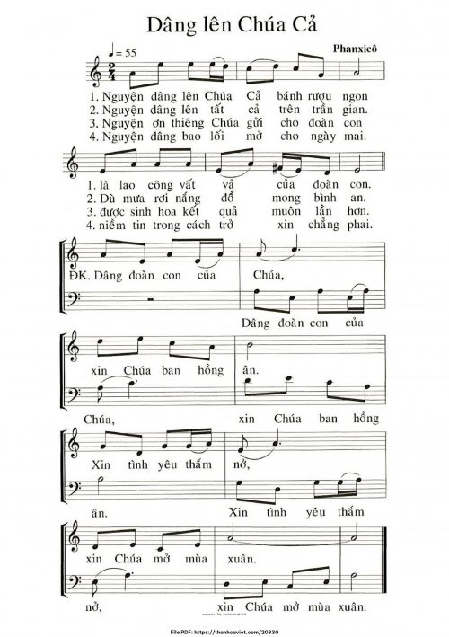 Dâng lên Chúa Cả - Phanxicô - trang 1