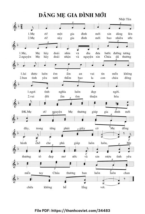 Dâng Mẹ gia đình mới - Nhật Tân - trang 1