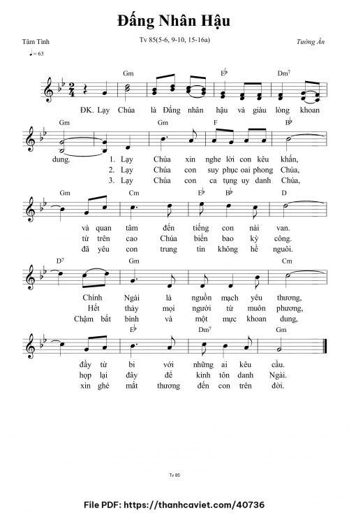 Đấng nhân hậu - Tường Ân - trang 1