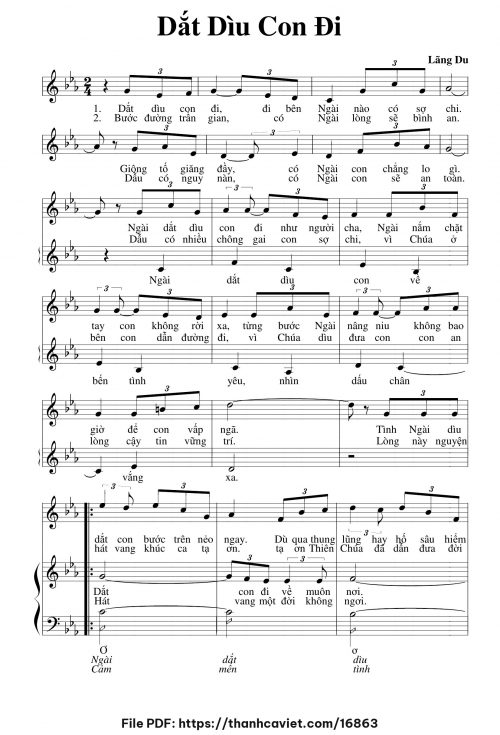 Dắt dìu con đi - Lãng Du - trang 1