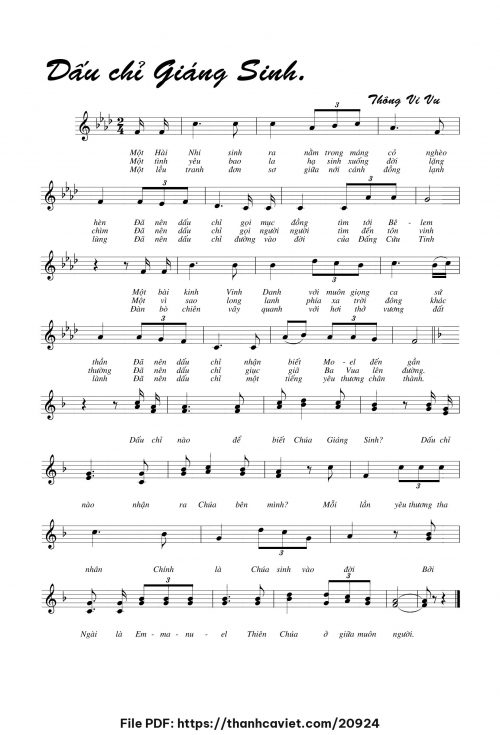 Dấu chỉ Giáng sinh - Thông Vi Vu - trang 1
