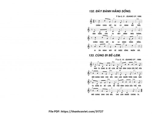 Đây Bánh hằng sống - Lm. Quang Uy - trang 1