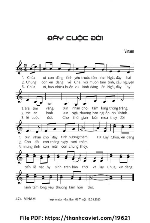 Đây cuộc đời - Vinam - trang 1