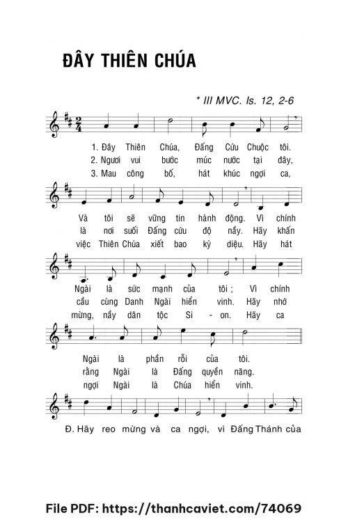 Đây Thiên Chúa - Lm. La Thập Tự - trang 1