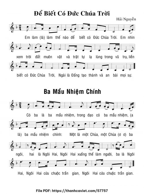 Để biết có Đức Chúa Trời - Hải Nguyễn - trang 1