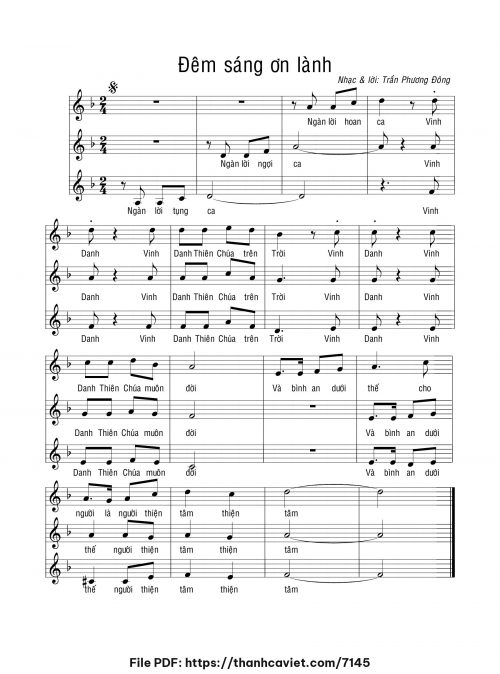 Đêm sáng ơn lành - Trần Phương Đông - trang 1