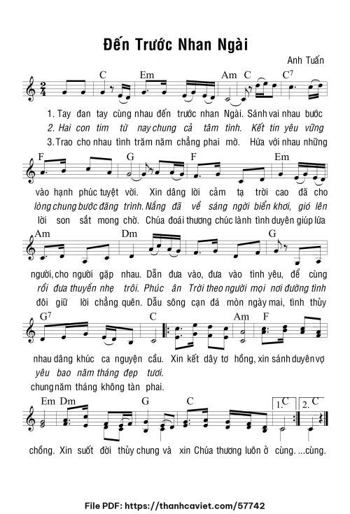 Đến trước nhan Ngài - Anh Tuấn - trang 1
