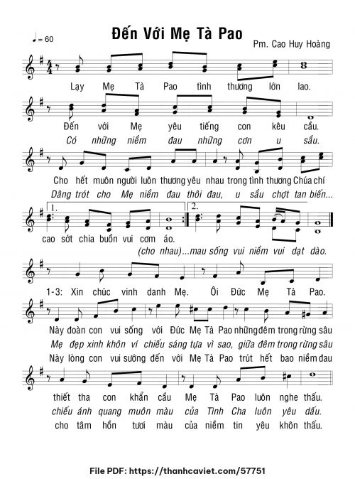 Đến với Mẹ TàPao - Cao Huy Hoàng - trang 1