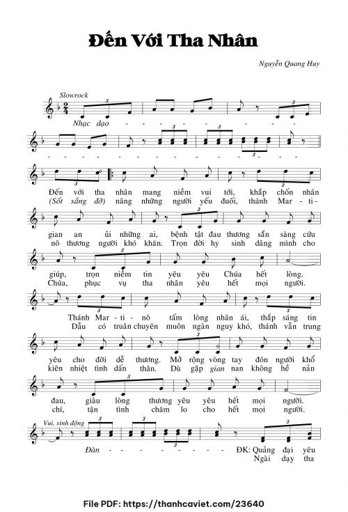 Đến với tha nhân - Nguyễn Quang Huy - trang 1