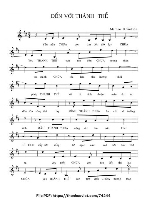 Đến với Thánh Thể - Martino Khúc Tiên - trang 1