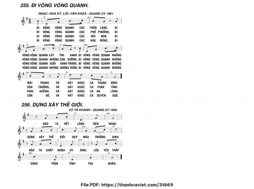 Đi vòng vòng quanh - Lm. Quang Uy - trang 1