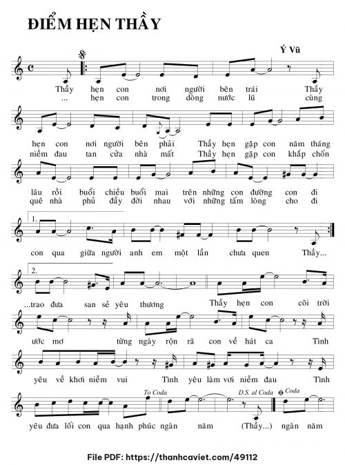 Điểm hẹn Thầy - Ý Vũ - trang 1