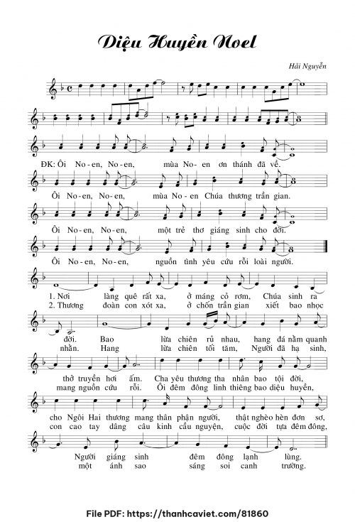 Diệu Huyền Noel - Hải Nguyễn - trang 1