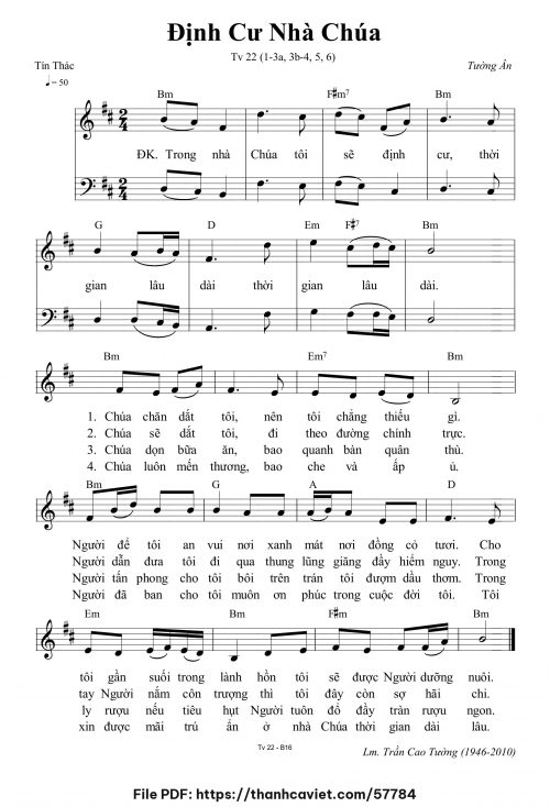 Định cư nhà Chúa - Tường Ân - trang 1