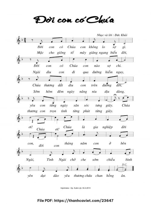 Đời con có Mẹ - Đức Khải - trang 1
