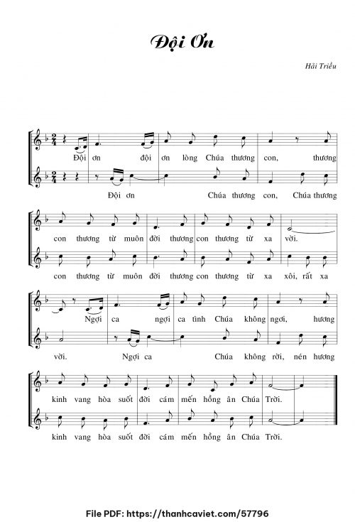 Đội ơn - Hải Triều - trang 1