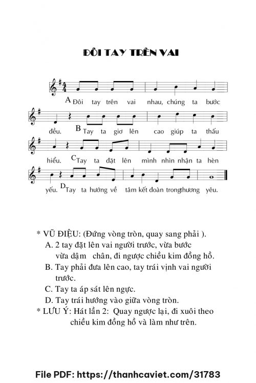 Đôi tay trên vai - Chưa biết - trang 1