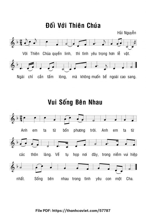 Đối với Thiên Chúa - Hải Nguyễn - trang 1