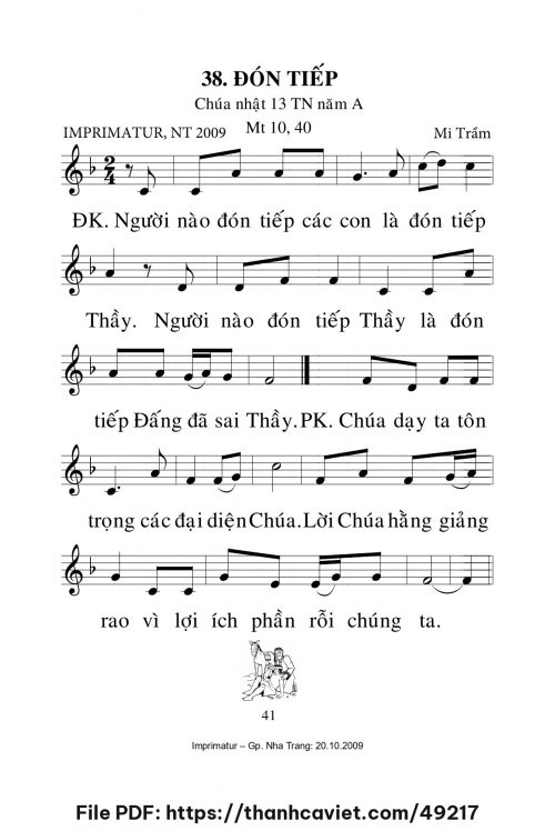 Đón tiếp [CN13 TNA] – - Lm. Mi Trầm - trang 1