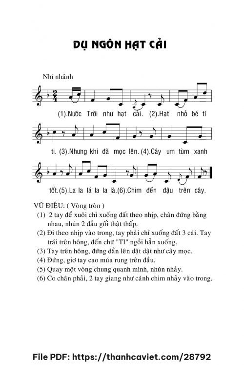 Dụ ngôn hạt cải - Chưa biết - trang 1