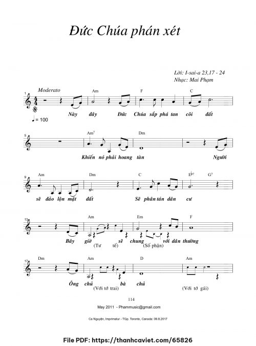 Đức Chúa phán xét - Mai Phạm - trang 1