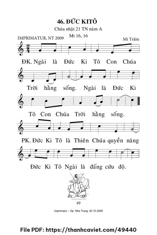 Đức Kitô [CN21 TNA] – - Lm. Mi Trầm - trang 1
